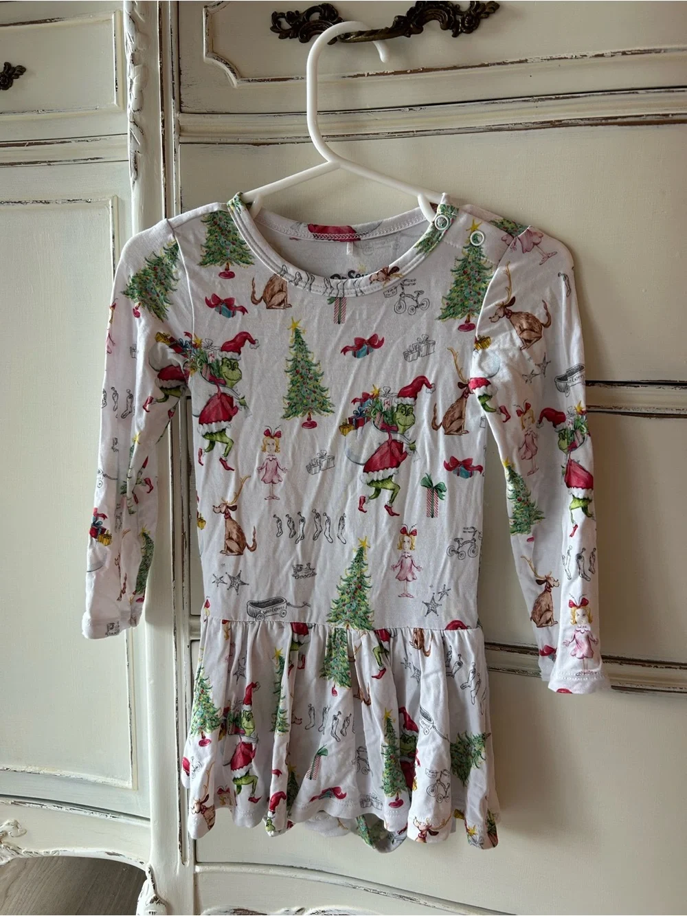 Posh Peanut Grinch Twirl Dress